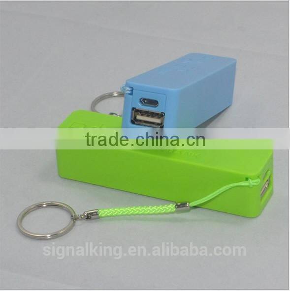 Factory Wholesale Promotion Gifts Key Chain Perfume Power Bank 2600mAh Portable Power Bank For Mobile Phone