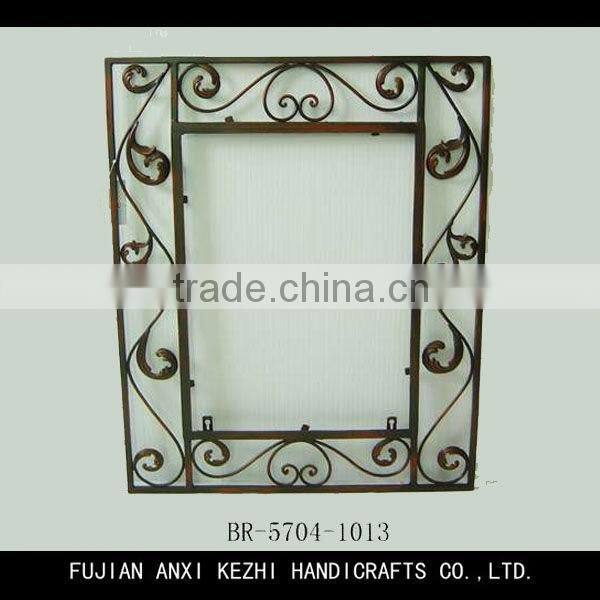cast iron wall mounted mirror