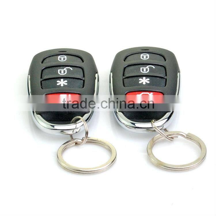 one way car security alarm system with universal remote control key