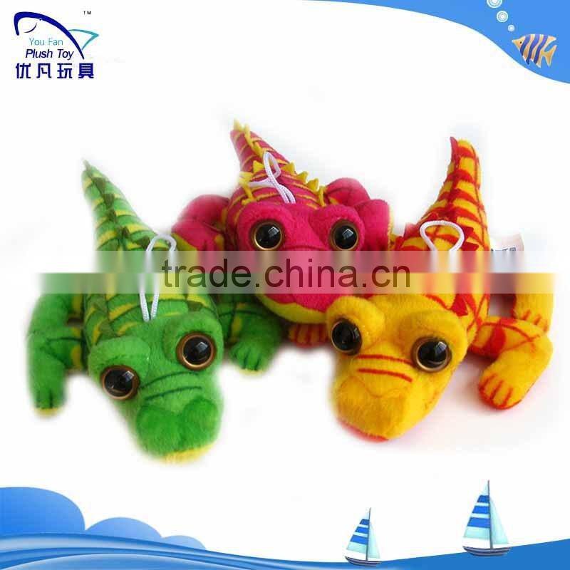 plush animals big eyes crocodile/keychain crocodile child toy/wholesale stuffed toys for promotion