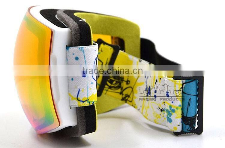 BJ-MG-018A High Performance Double lens Transparent Snow Goggles Glasses
