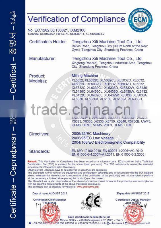 X7130 China Universal Bed Type Milling Machine