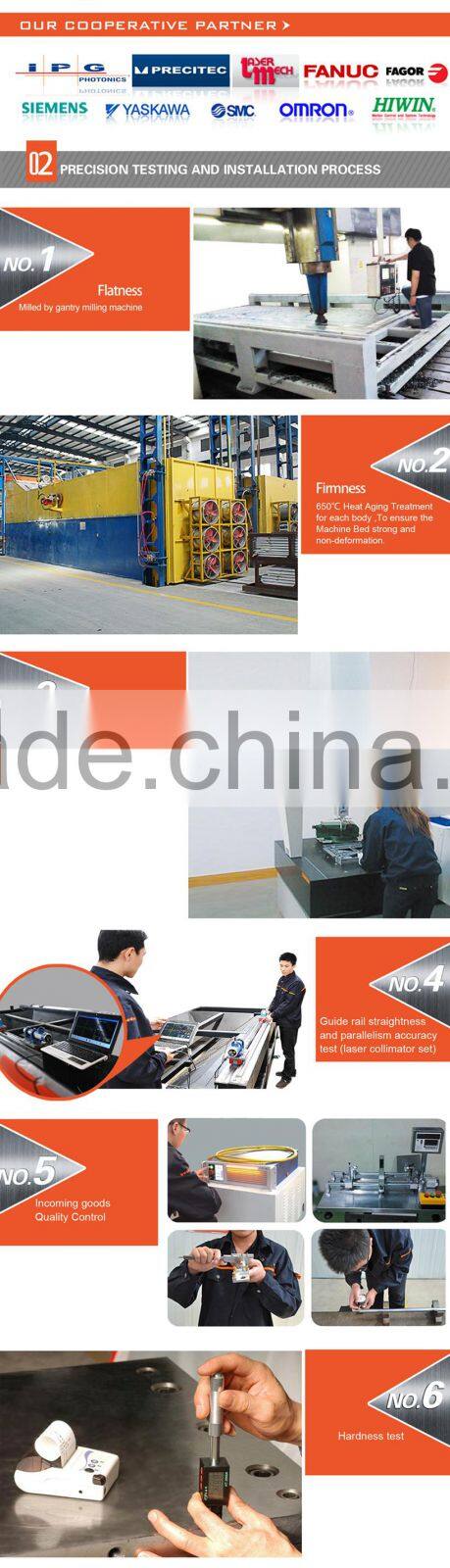 Bodor CNC laser cutting machine with CE certification