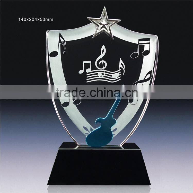 luxury new arrive crystal trophy crystal plaque for sports award crystal glass award souvienir