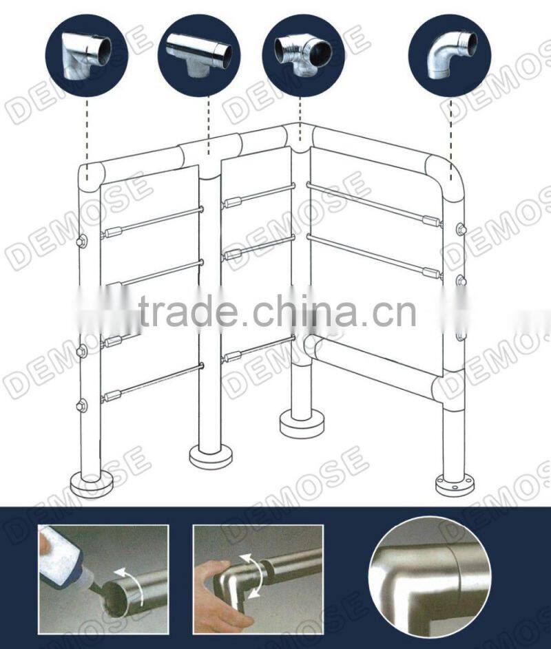 glass fittings balcony railing baluster designs protection