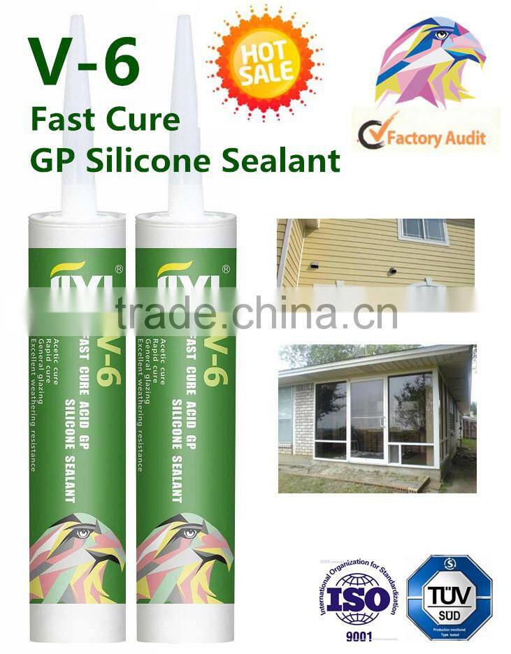 V-6 GOOD CHEAP 300ML SILICONE ACETIC SEALANT
