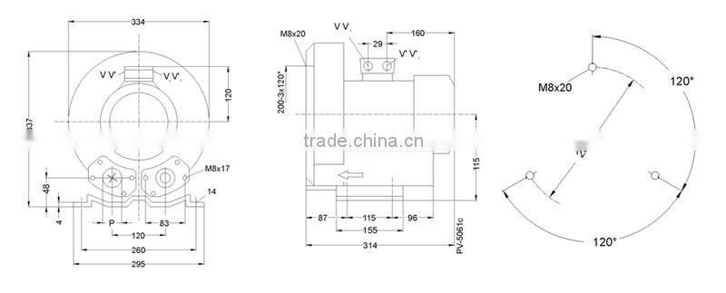 single phase side channel blower