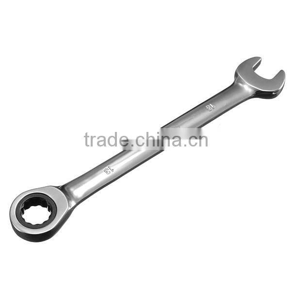 1pc Reversible Combination Stubby Ratchet Wrench Ratcheting Socket Spanner AR-76