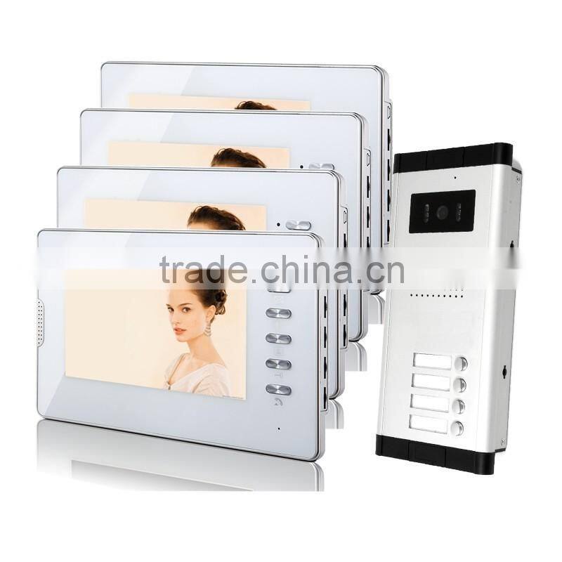 700TVL color in day and B/W in night hands-free LCD recording screen home video door phone doorbell CMOS camera