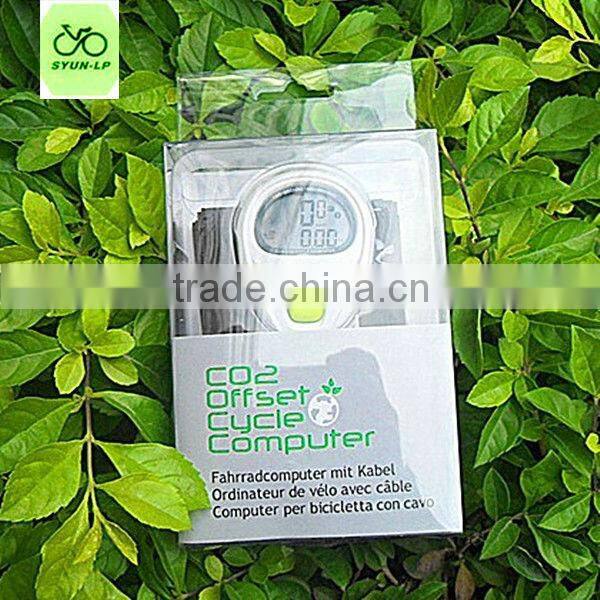 Waterproof bike computer with speedometer