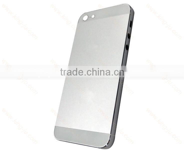 Made in China mid case For iPhone 5G back High quality For Apple iPhone 5G housing back cover+lens+frame