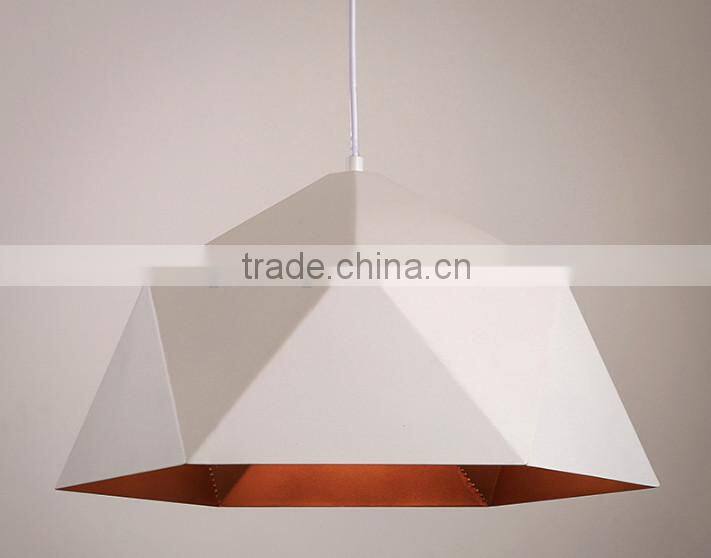 2016 hot sale black and white led hanging pendant light
