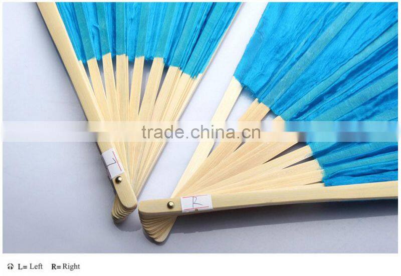 Real Silk Long Belly Dance silk chinese fan dance fans