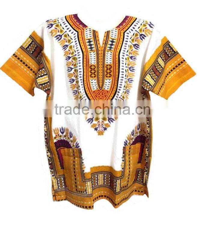 Traditional African Print Dashiki Shirt African Top Clothing Kaftan Wholesale China