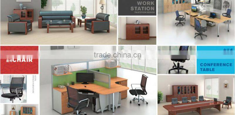 Modern design office sectional genuine leather sofa 1+3 seats OEM factory in China