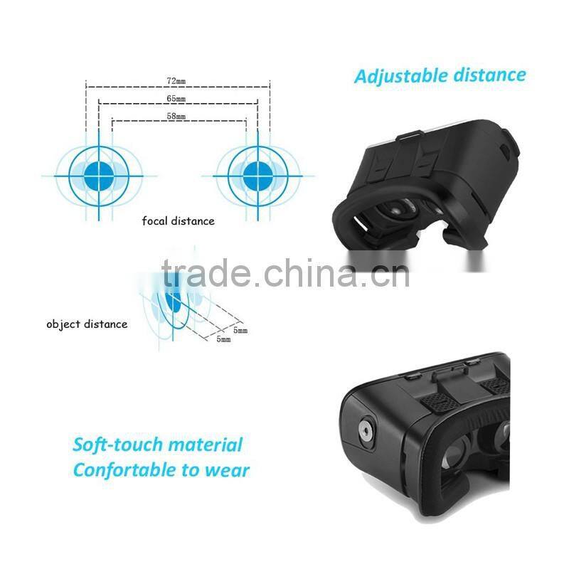 3D VR Glasses with Remote VR Box 2.0 Version