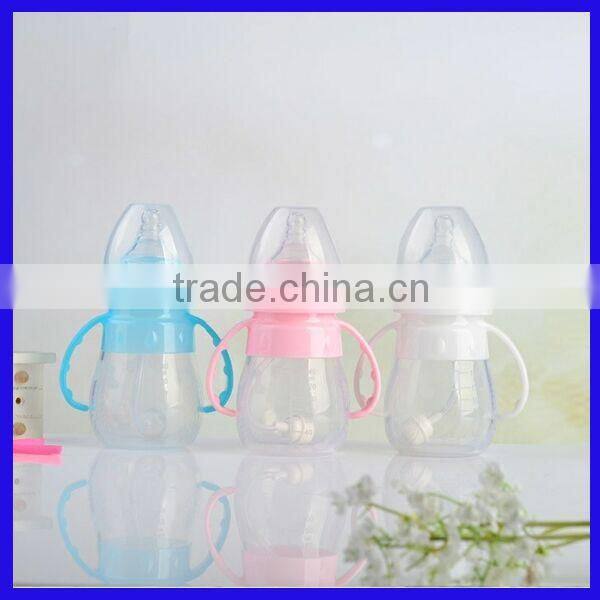 FDA approved OEM silicone nipple milk bottle for baby