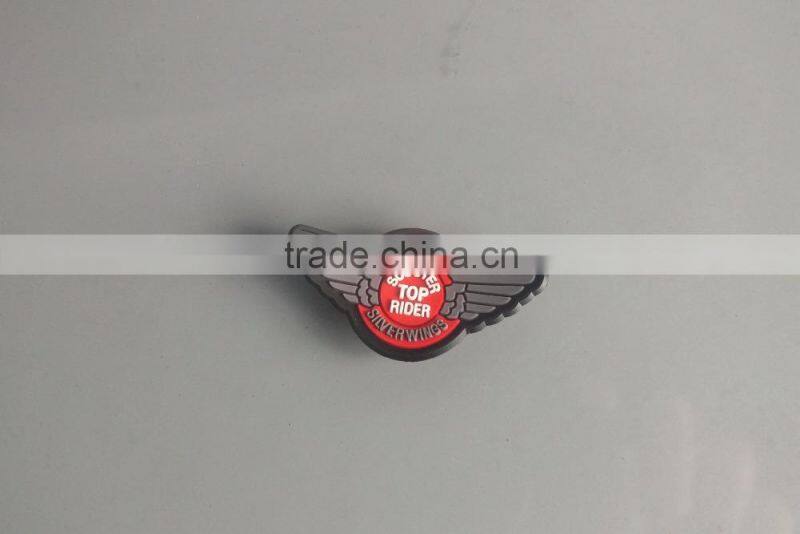 ECO-Friendly PVC Label For Garment, Soft PVC Trademark Brand, PVC Brand Label