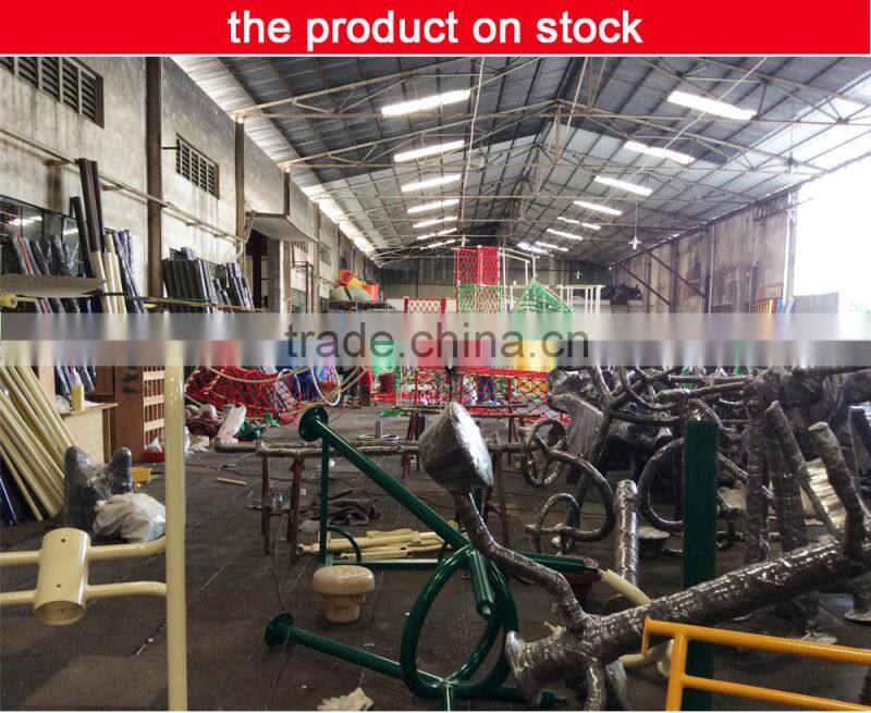 single Seated chest press outdoor fitness and exercise equipment