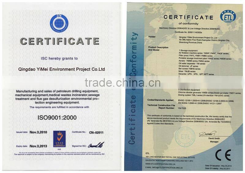 YM treatment system of living sewage