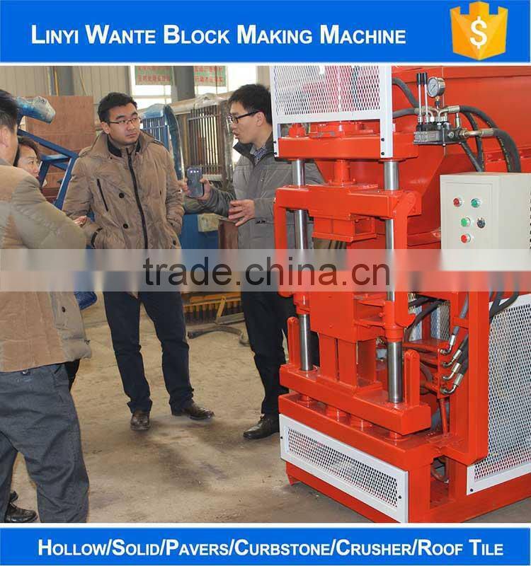 WT1-10 brick making machine hydraulic pusher,auto clay brick machine