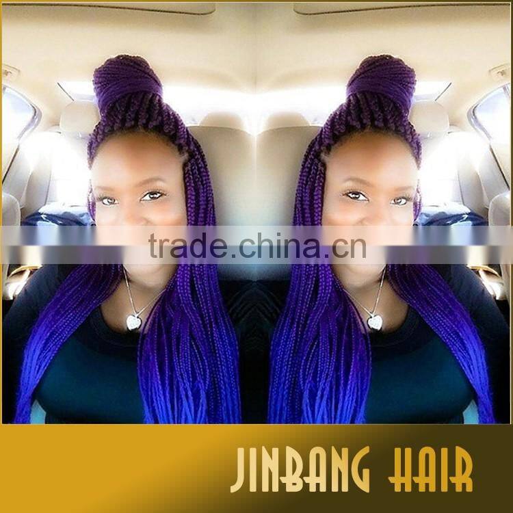 Hot Wholesale 100g 24inch High Temperature Synthetic Hair Premium Ombre Jumbo Braid