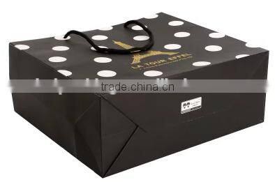 Beautiful hand paper bag wholesale gift shopping bag