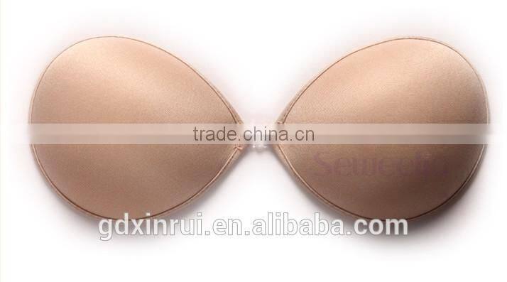 Double push up breast sexy ladies invisible strapless fashion bra