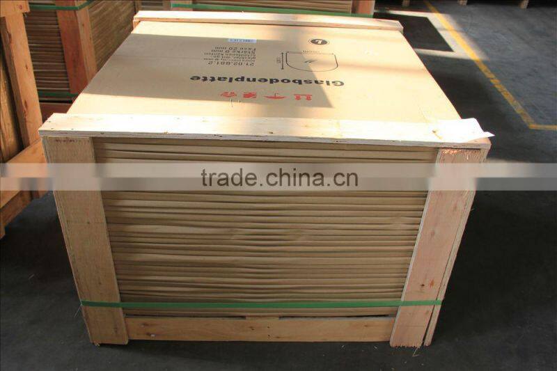 bathroom glass sink with faucet