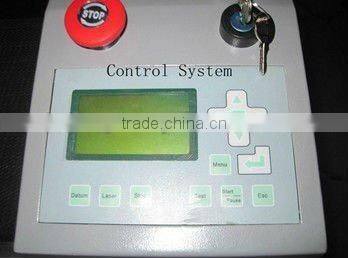 Exporting auto feeding laser cutting machine with 80w laser tube