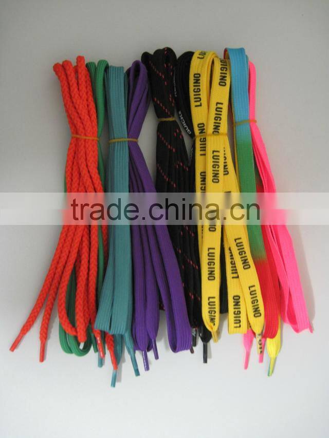custom printed shoe lace/cheap shoelaces/custom logo shoelaces