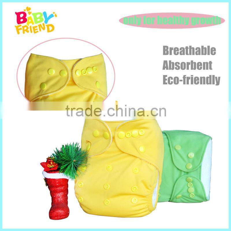 2015 New Design Bright Color Babyfriend Baby Cloth Diaper Cloth Nappy