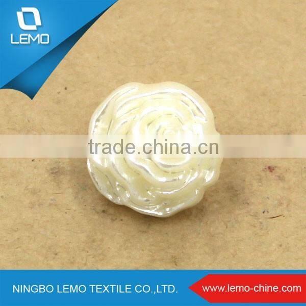 Fashion Buttons For Coat , Whirte Lady Button