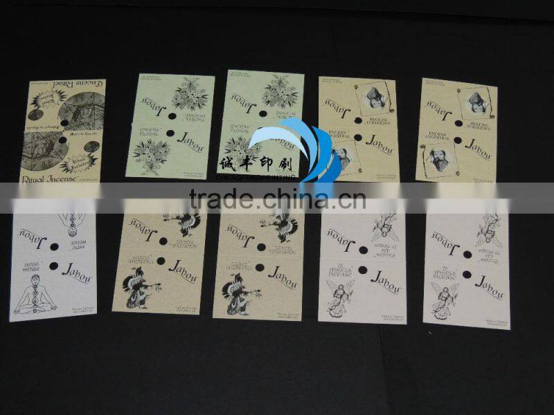 new design paper cards / paper labels with hole