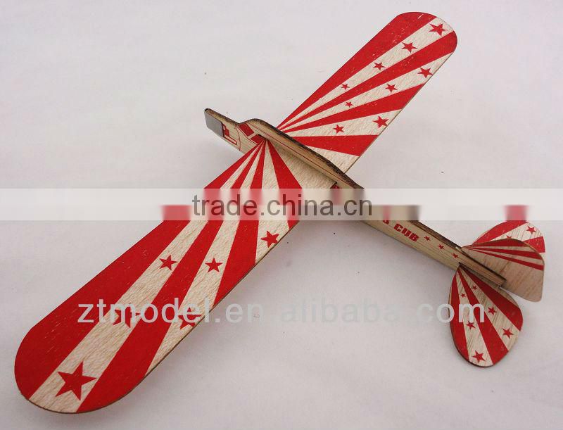 Sky Boy J3 Pipe 12 Balsa Hand Launch Glider Balsa Wood Planes Balsa Gliders
