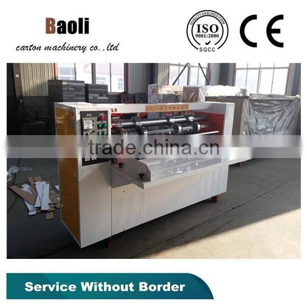 The Thin Edge Paperboard slitting machine/Carton making machine