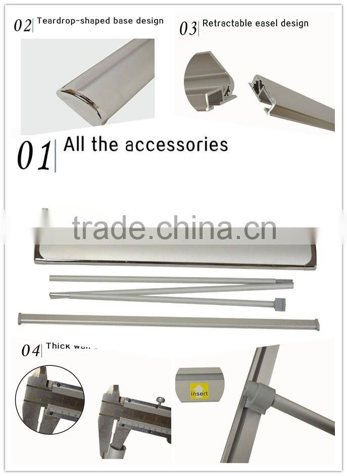 Wide 85*200cm Roll Up Banners Stand