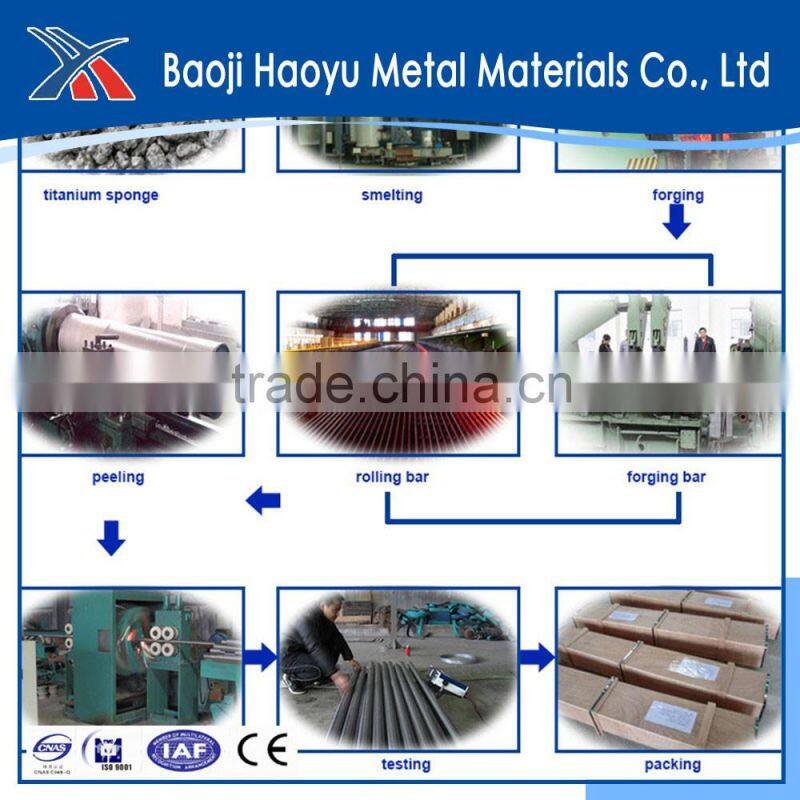 ASTM B348 Gr2 G3 Titanium bar for industry
