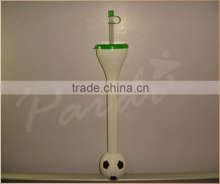 Soccer world cup plastic football shaped beer drinking yard glass