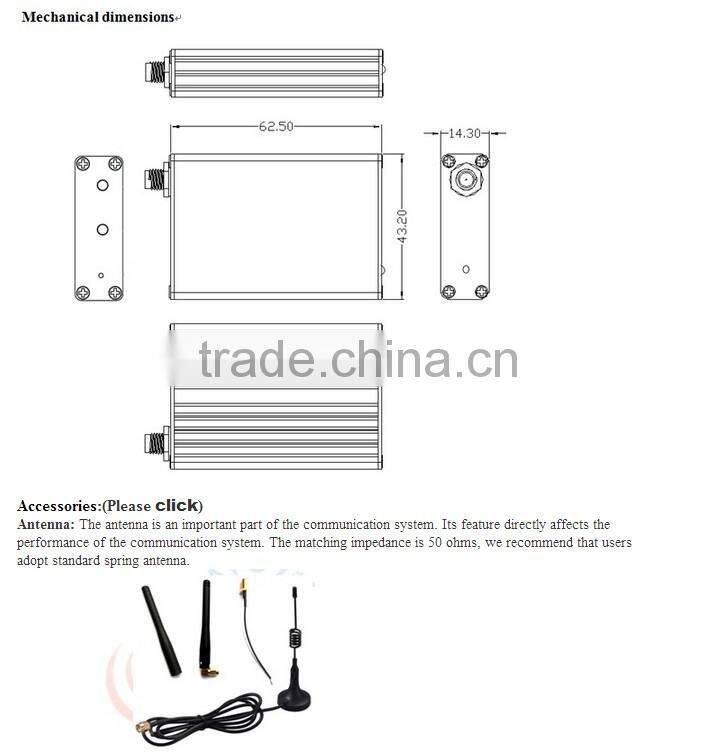 NiceRF SNR614 long range network node module RS232 port rf module