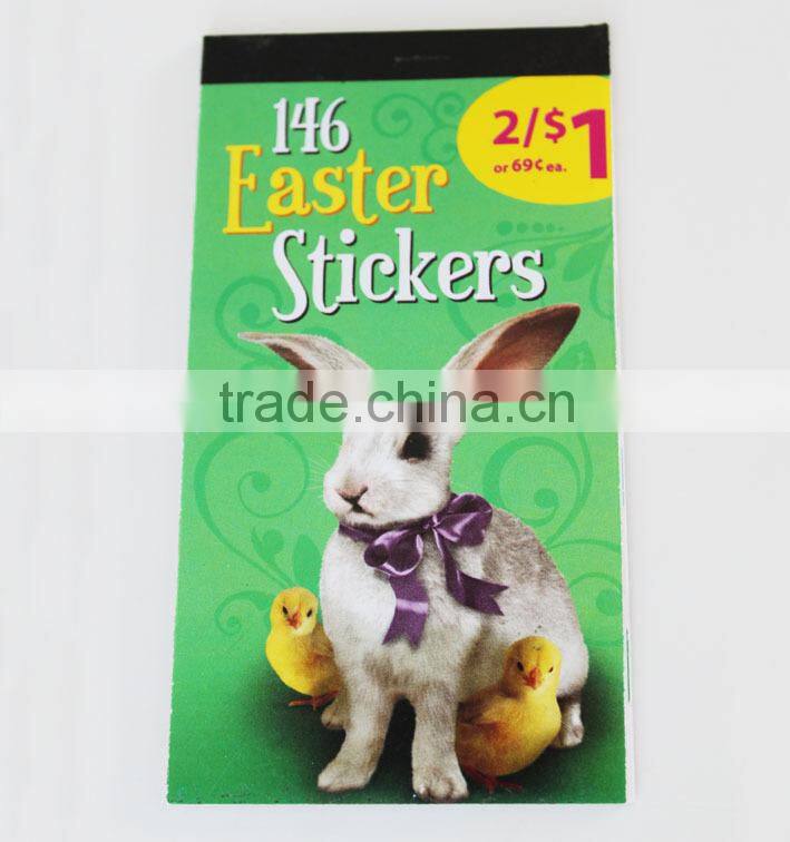 Interesting customized shape Eco-friendly Non-toxic paper double stickers