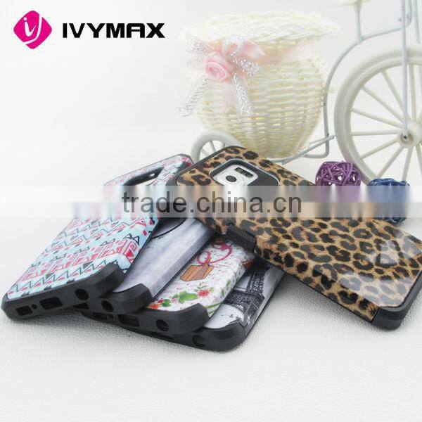 Different painted pattern cell phone case for samsung galaxy s6