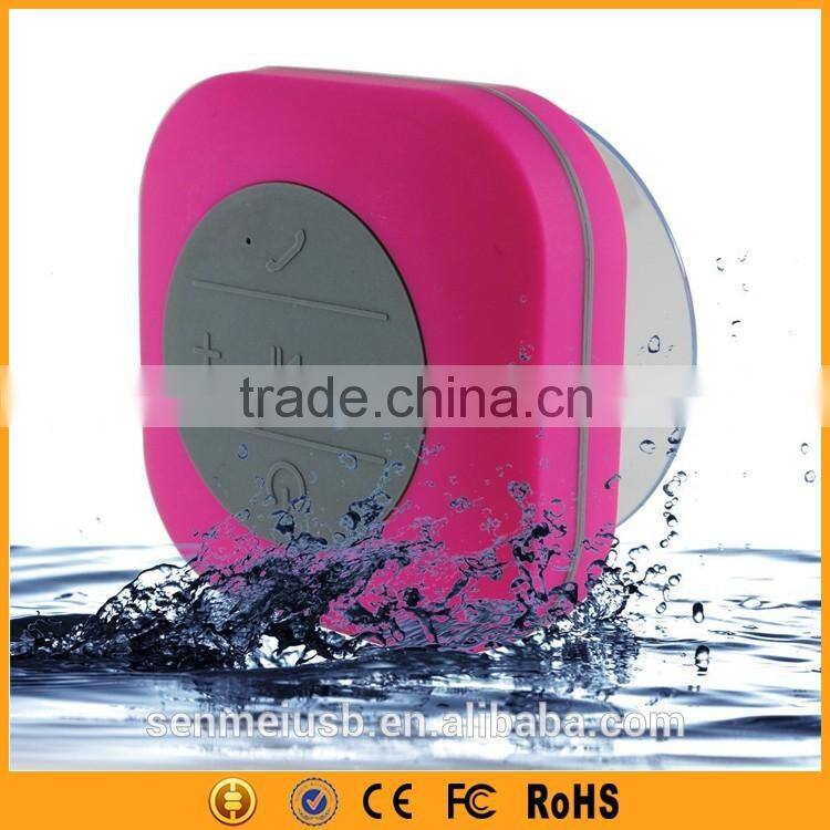 Best Selling Sucker Wireless Waterproof Bluetooth Speaker For Bathroom