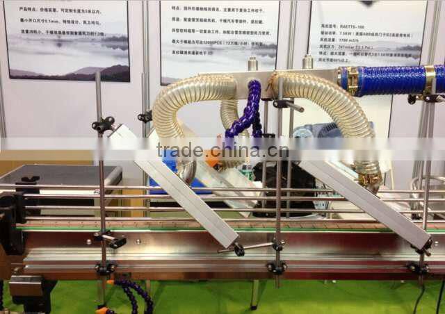 Aluminium alloy stainless steel air knife for use with compressed air