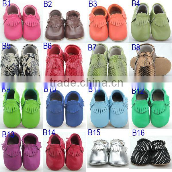 elegant soft wholesale leather toddler moccasins