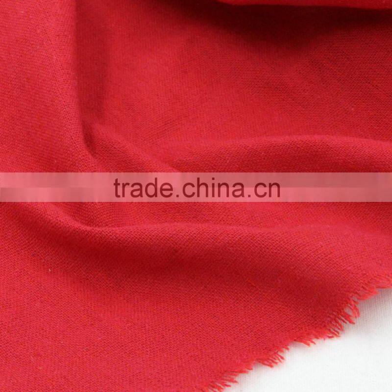 Wholesale Plain Cotton Linen Fabric for Garment