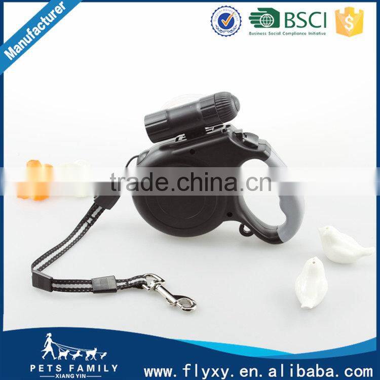 High quality pet leash nylon leash retractable
