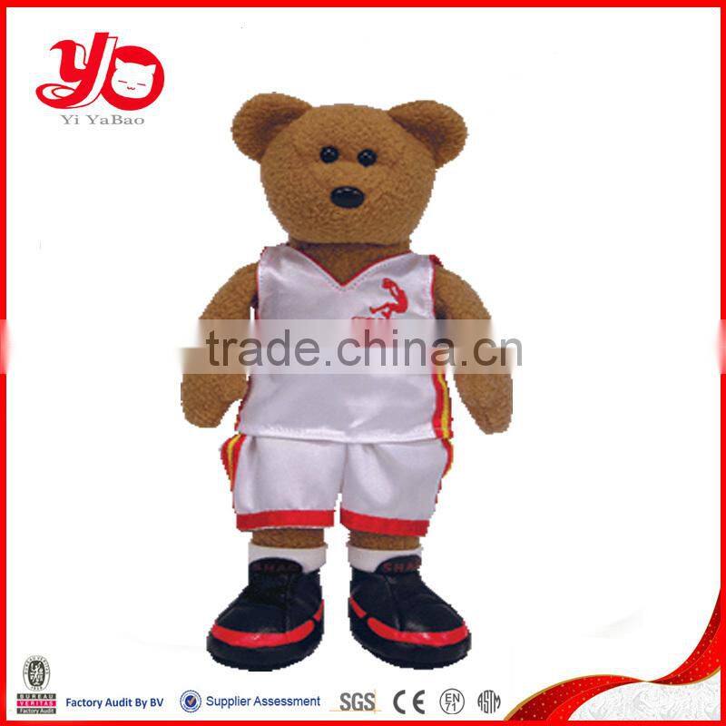 Manufacturer of Youth Olympic Games Mascot, custom cute teddy bear plush toy