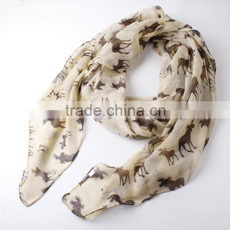 Wholesale Cheap Poly Chiffon Scarf,Lady Scarf,Fashionable gaze de paris scarf