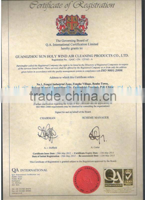 high capacity HEPA filter